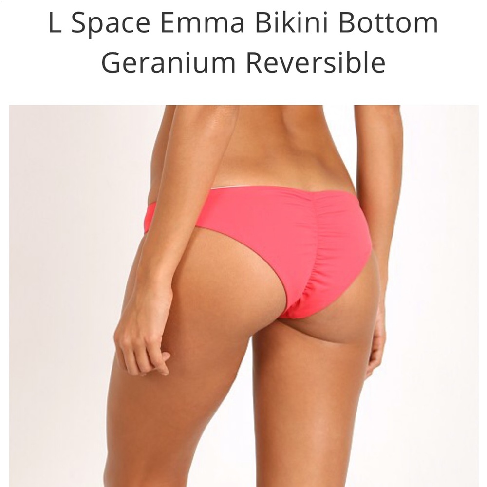 L*Space Reversible Scrunch Butt Bikini Bottom Emma